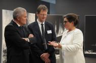 03p le salon d art pictural de champagne monsieur le maire de tinqeux luc bila president groupe pictural de champagne verena von lichtenebrg artiste peintre et ses expositions d ar