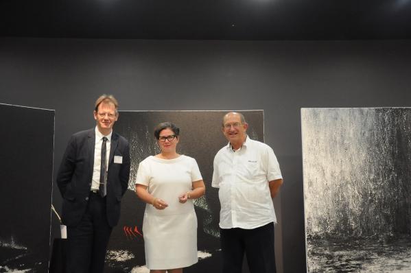 22d luc bila president art et peinture de champagne verena von lichtenberg artiste peintre et daniel une exposition d art des musees et galerie de paris