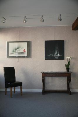 32 the painter and artist verena von lichtenberg in auxerre and the exhibition nord licht in the art gallery art expression