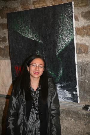 45 verena von lichtenberg une artiste peintre et l exposition d art a paris la madeleine