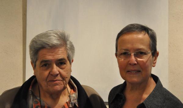 5 mme hongerloot et suzanna dusautoir de la galerie erasmus s a bruges et l exposition d art de verena von lichtenberg 2