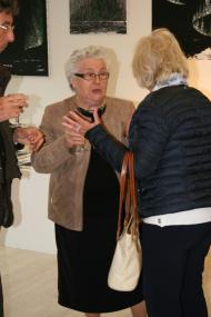 86 exposition d art contemporain colette grossetete adjointe au maire de saulieu a l exposition d art de verena von lichtenberg artiste peintre