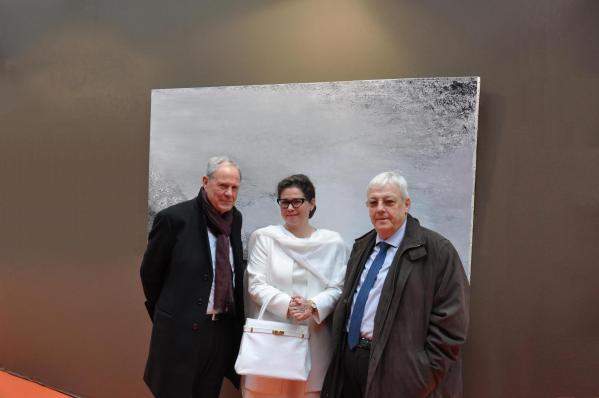 91 robert cadalbert a ete president de la casqy l artiste peintre verena von lichtenberg et jean pierre pluyaud 3eme vice president de la casqy