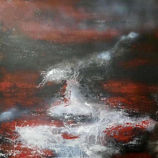 Eruption tableaux d art verena von lichtenberg artiste peintre blutrot 001 80