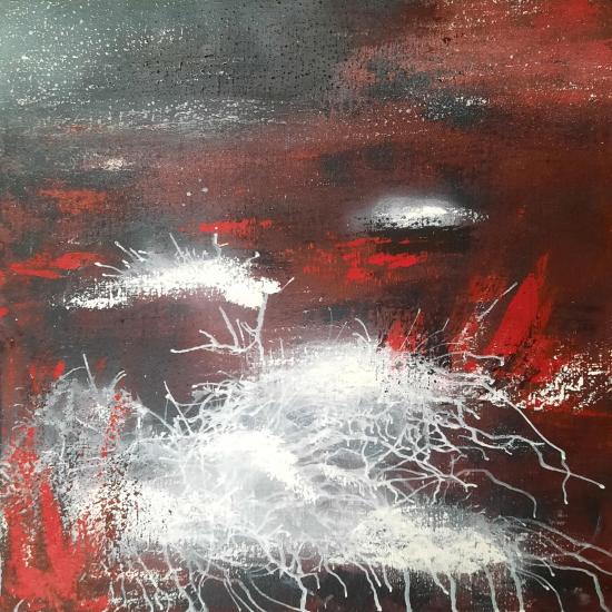 Eruption tableaux d art verena von lichtenberg artiste peintre blutrot 005 60