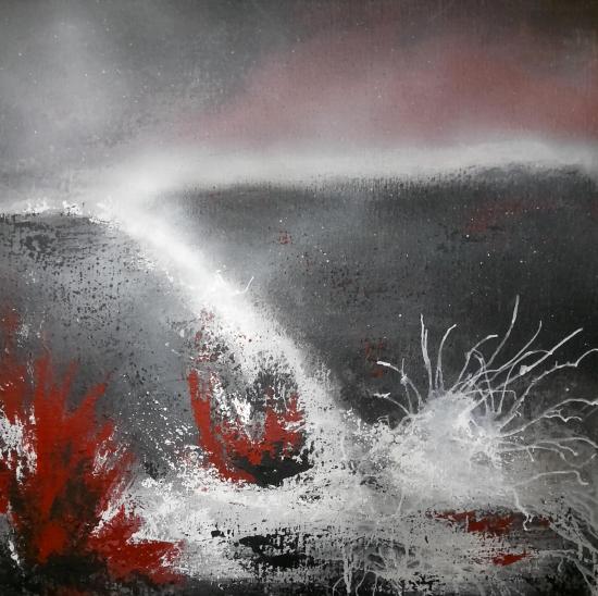 Eruption tableaux d art verena von lichtenberg artiste peintre blutrot 006 60