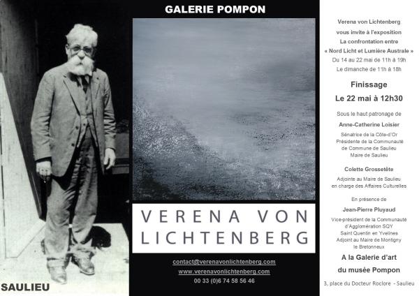 Finissage l exposition d art de l artiste peintre verena von lichtenberg a la galerie d art du musee pompon des oeuvres d art et tableaux des musee de france 2