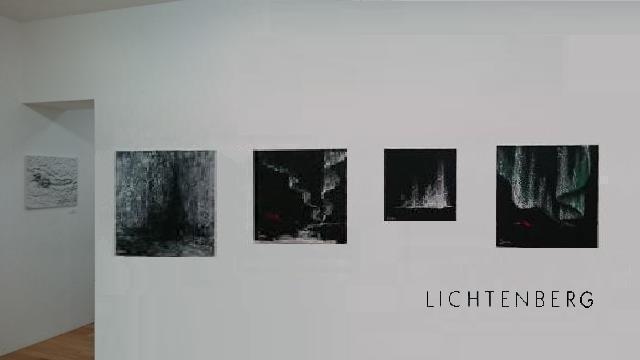 L artiste peintre verena von lichtenberg elle est son esposition d art a tokyo galery k des oeuvres d art et peintures moderne