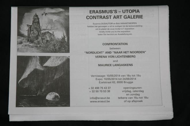 Verena von lichtenberg et l exposition nord licht et la galerie erasmus s utopia art galerie 1